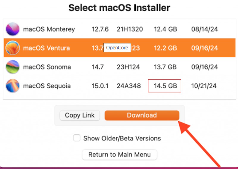 Установка MacOS